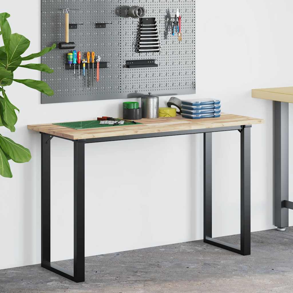 Dessus de bureau non traité 120x60x2 cm bois d'acacia massif XIOS