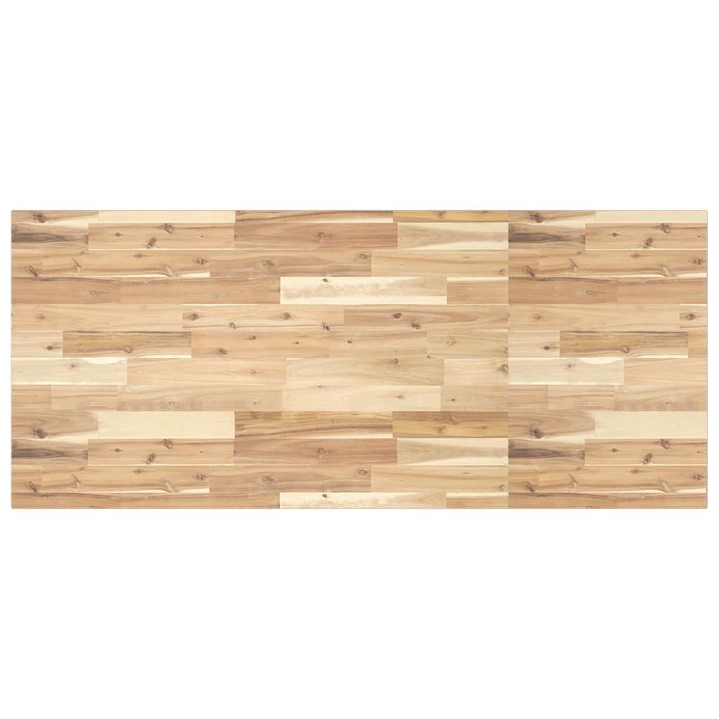 Dessus de bureau non traité 140x60x2 cm bois d'acacia massif XIOS