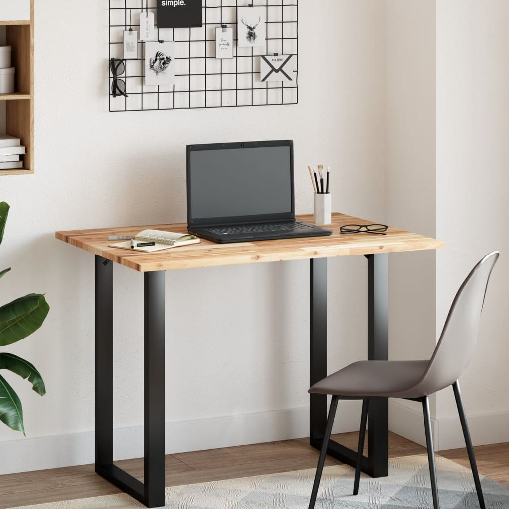 Dessus de bureau non traité 100x70x2 cm bois d'acacia massif XIOS