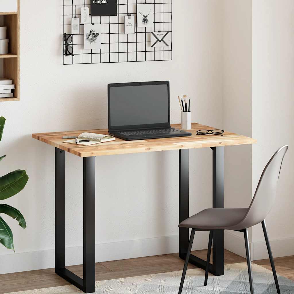 Dessus de bureau non traité 120x70x2 cm bois d'acacia massif XIOS