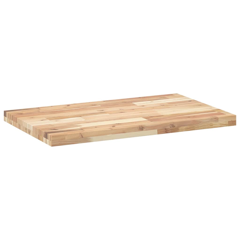 Dessus de bureau non traité 80x50x4 cm bois d'acacia massif - XIOS