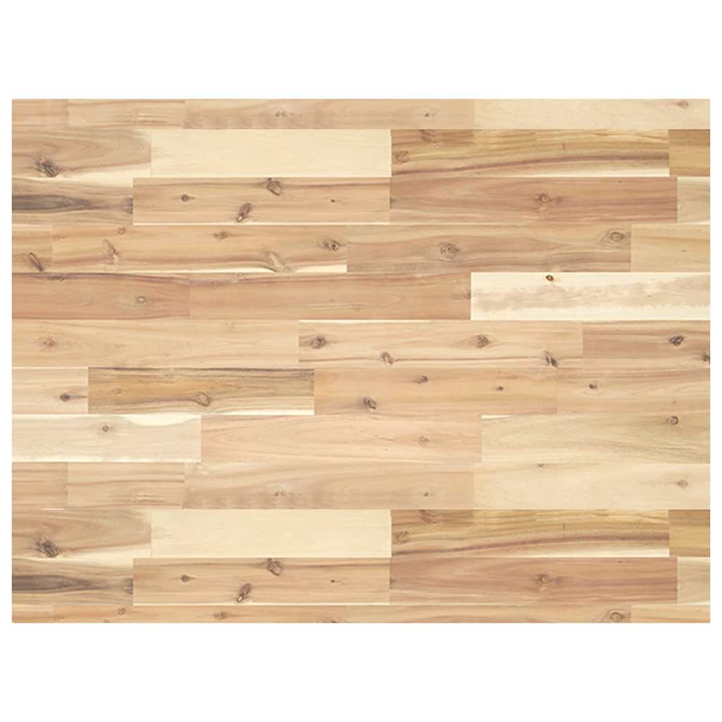 Dessus de bureau non traité 80x60x4 cm bois d'acacia massif - XIOS