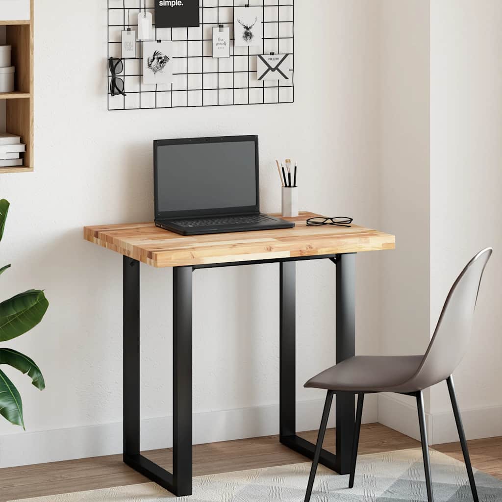 Dessus de bureau non traité 100x60x4 cm bois d'acacia massif - XIOS