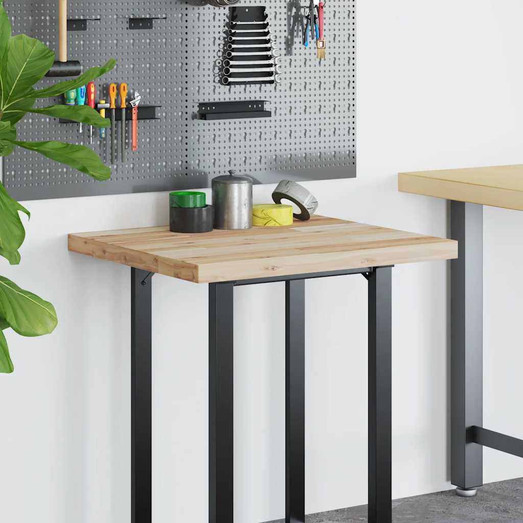 Dessus de bureau non traité 100x60x4 cm bois d'acacia massif - XIOS