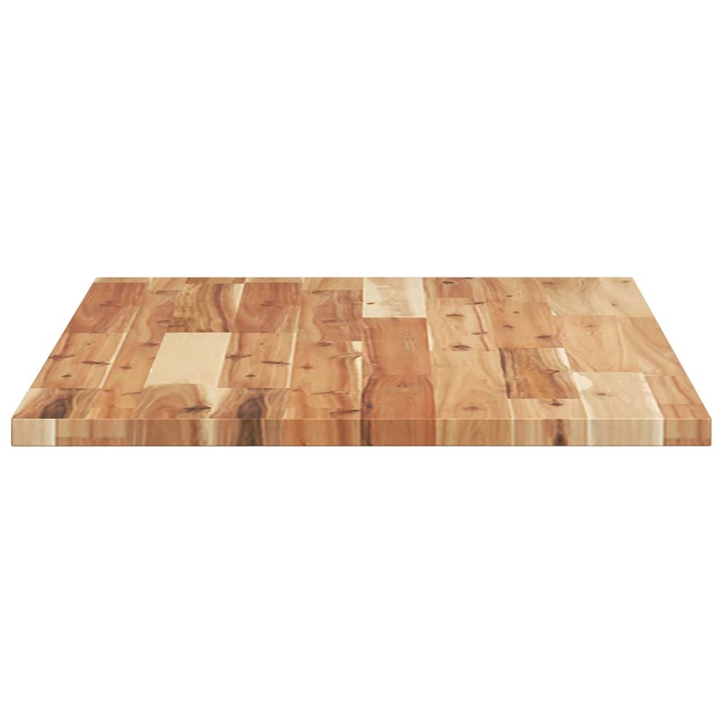 Dessus de bureau fini à l'huile 80x50x2 cm bois d'acacia massif - XIOS