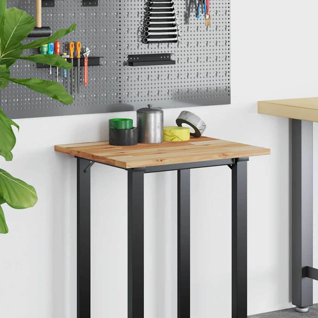 Dessus de bureau fini à l'huile 100x50x2cm bois d'acacia massif - XIOS