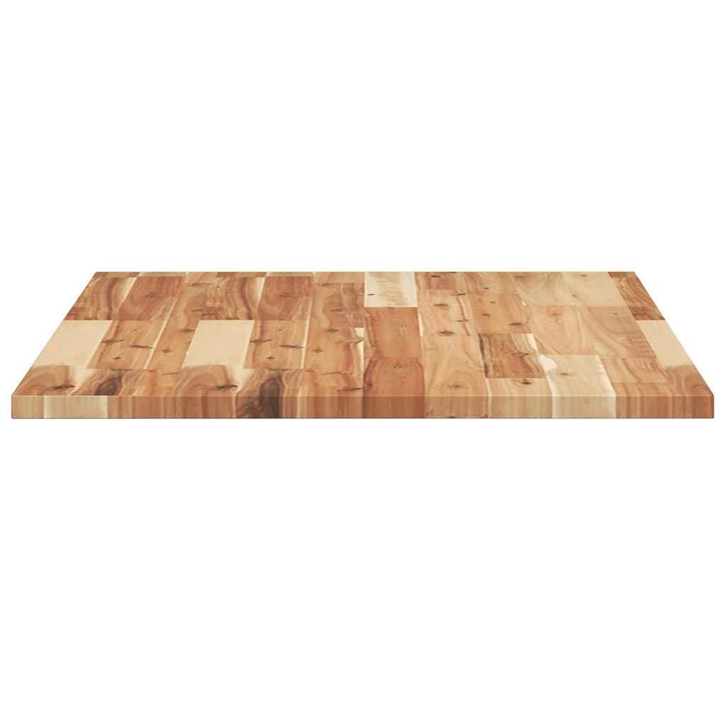 Dessus de bureau fini à l'huile 80x60x2 cm bois d'acacia massif - XIOS