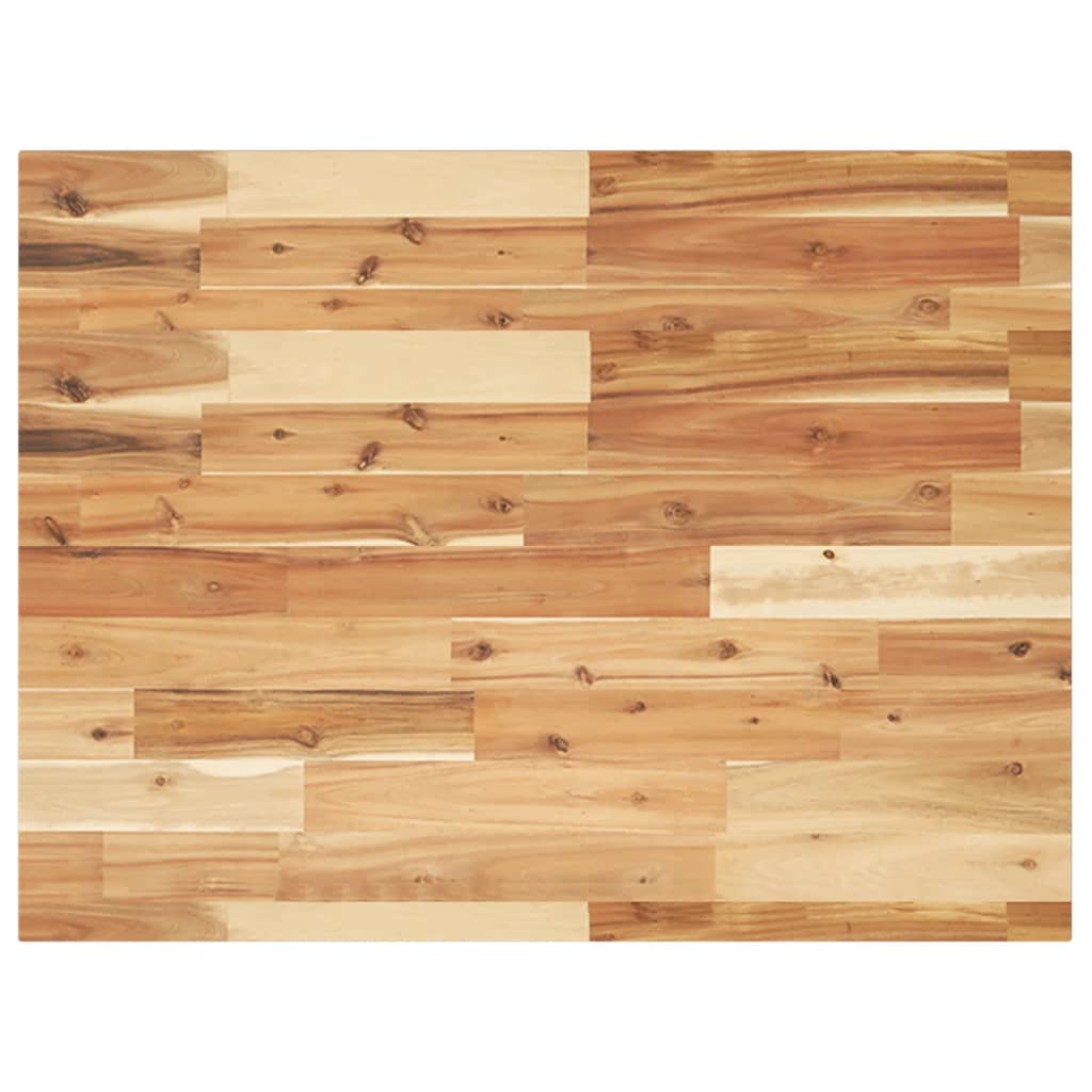 Dessus de bureau fini à l'huile 100x60x2cm bois d'acacia massif XIOS