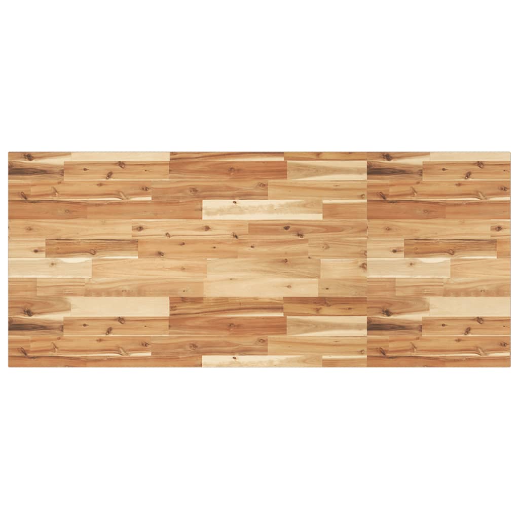 Dessus de bureau fini à l'huile 140x60x2cm bois d'acacia massif XIOS