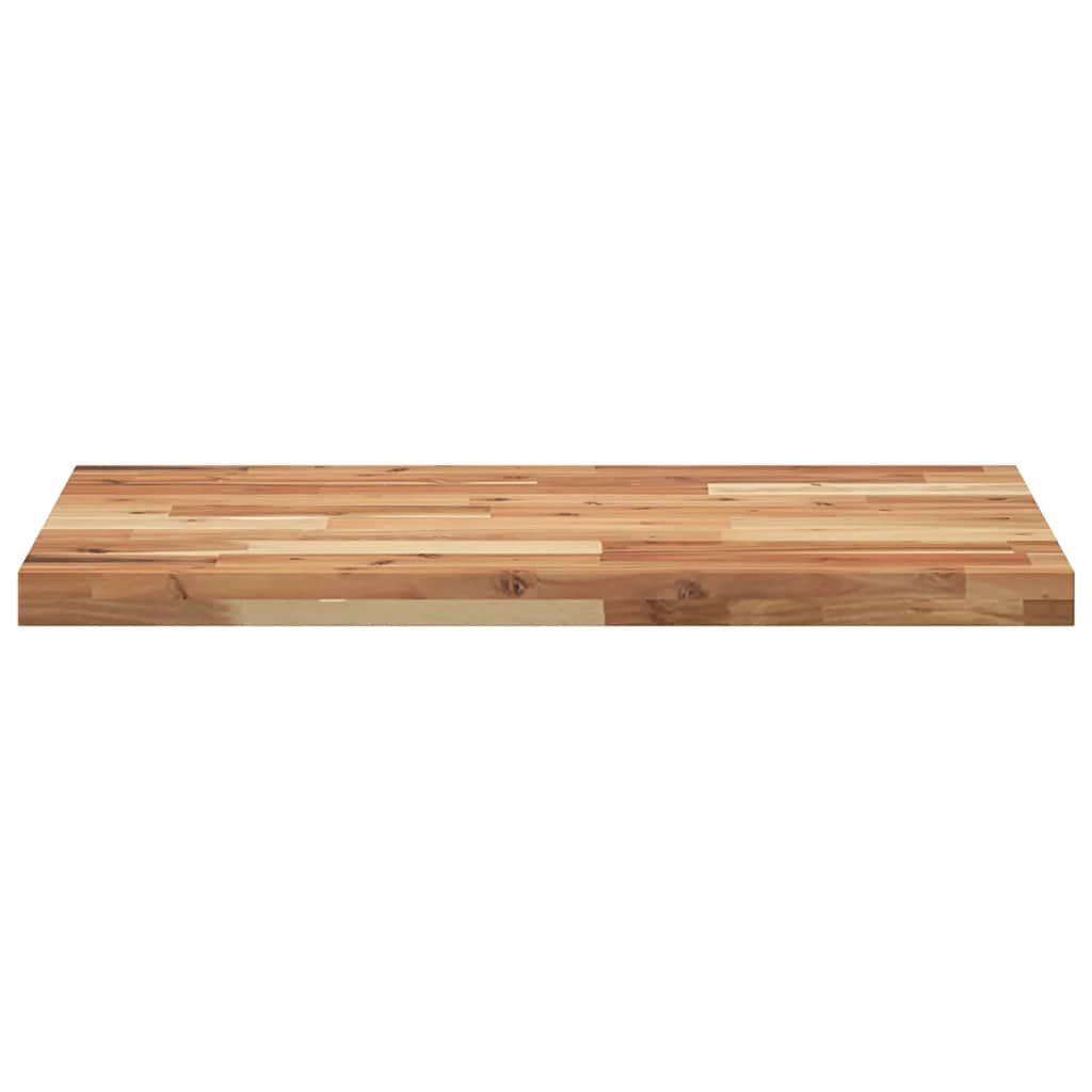 Dessus de bureau fini à l'huile 80x50x4 cm bois d'acacia massif - XIOS