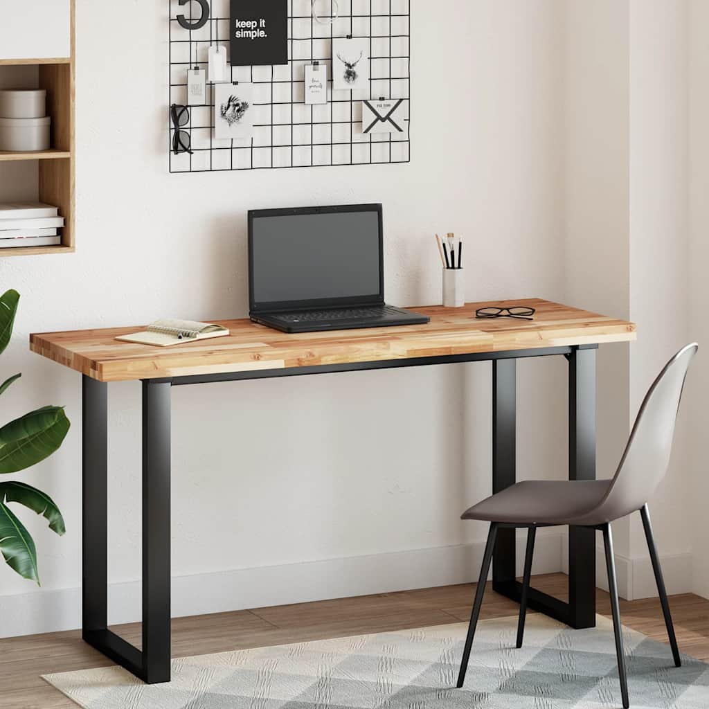 Dessus de bureau fini à l'huile 140x50x4cm bois d'acacia massif - XIOS
