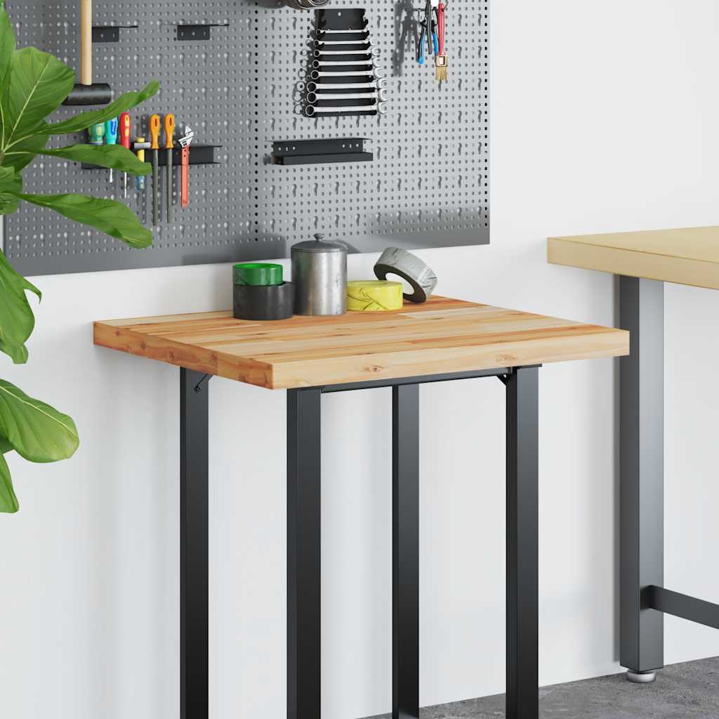 Dessus de bureau fini à l'huile 100x60x4cm bois d'acacia massif - XIOS