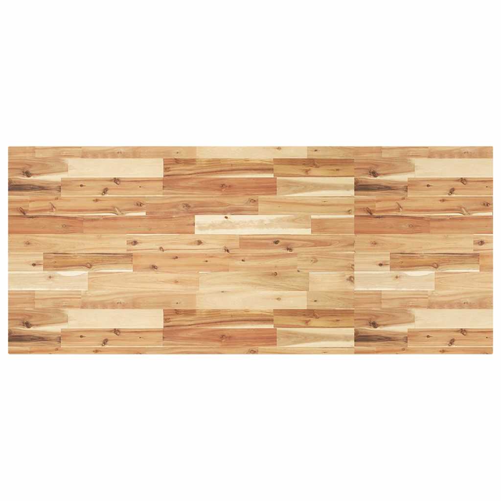Dessus de bureau fini à l'huile 120x60x4cm bois d'acacia massif - XIOS
