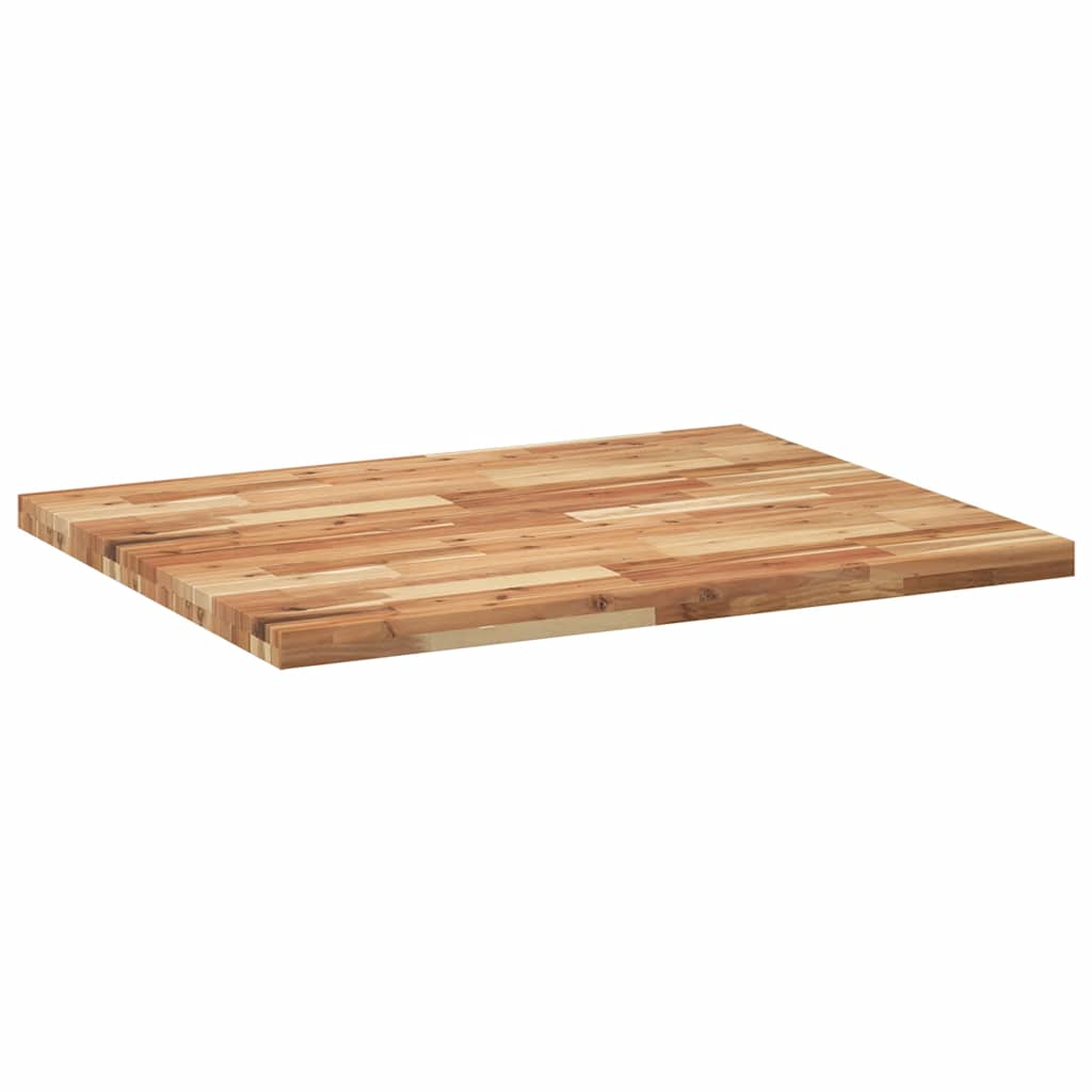 Dessus de bureau fini à l'huile 100x80x4cm bois d'acacia massif - XIOS