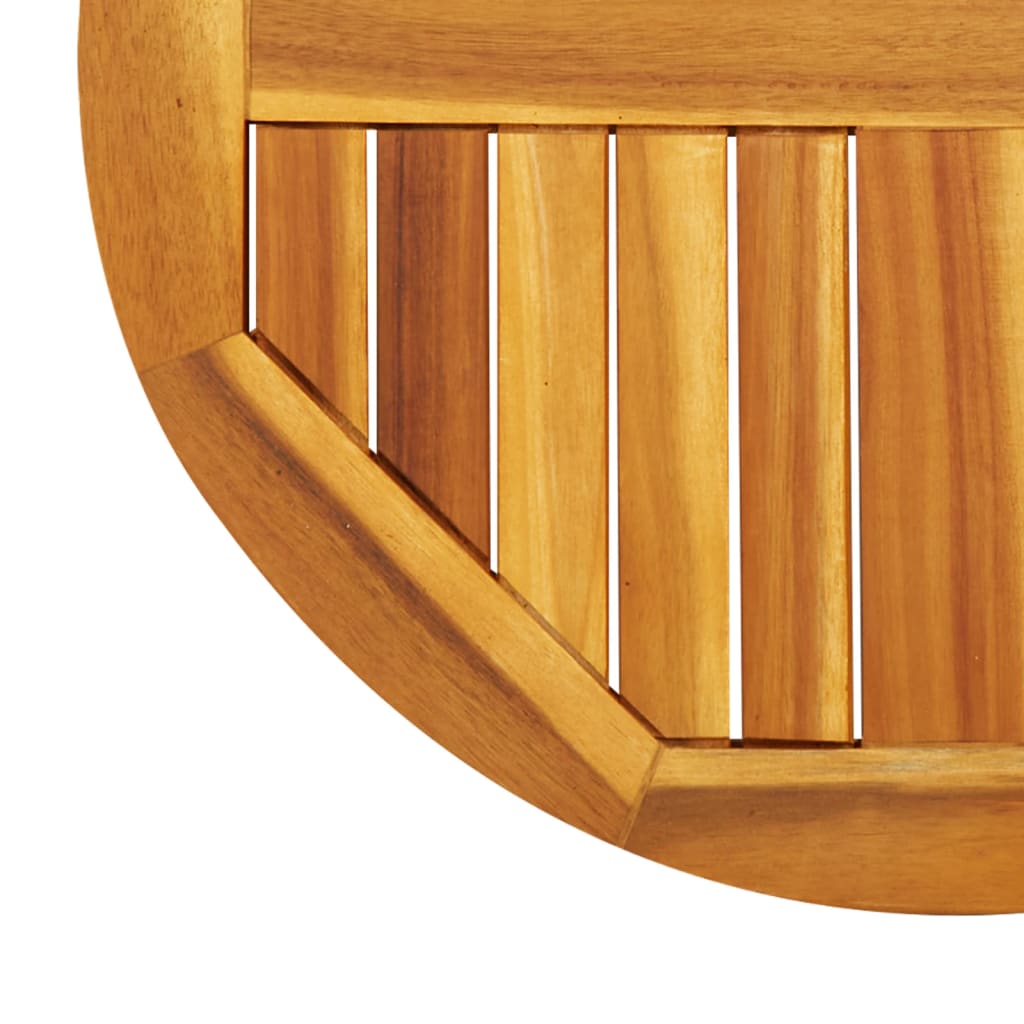 Dessus de table Ø60x2 cm rond bois massif d'acacia - XIOS