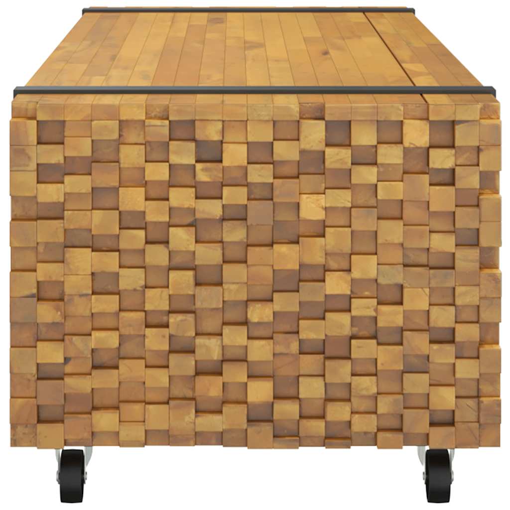 Table basse 110x45x35 cm bois massif de teck - XIOS