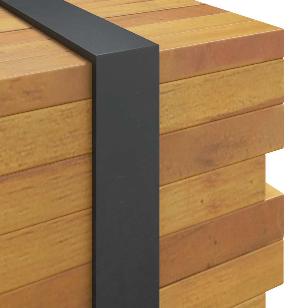Table basse 110x45x35 cm bois massif de teck - XIOS