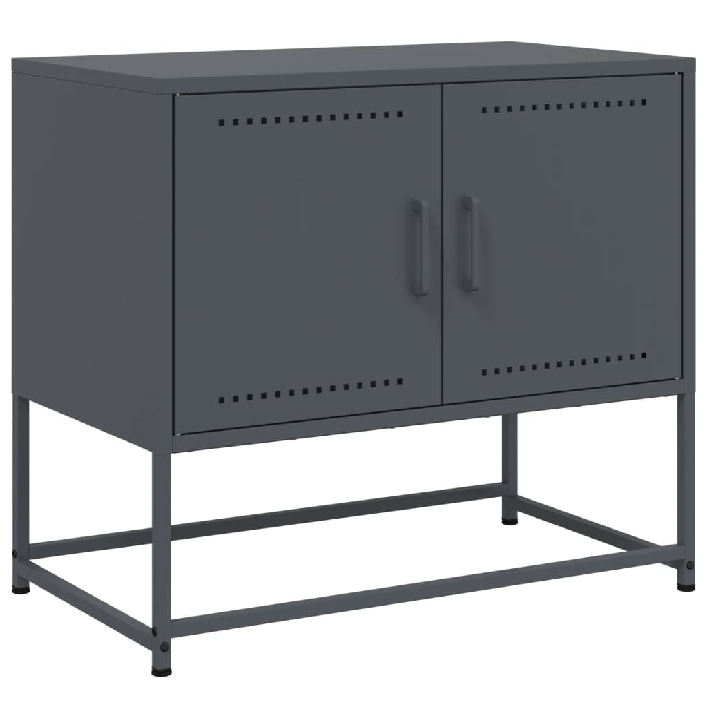 Meuble TV anthracite 68,5x39x60,5 cm acier Meubles TV vidaXL