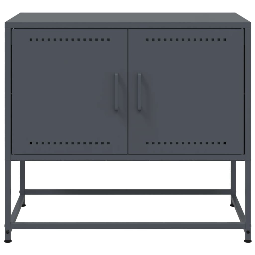 Meuble TV anthracite 68,5x39x60,5 cm acier Meubles TV vidaXL