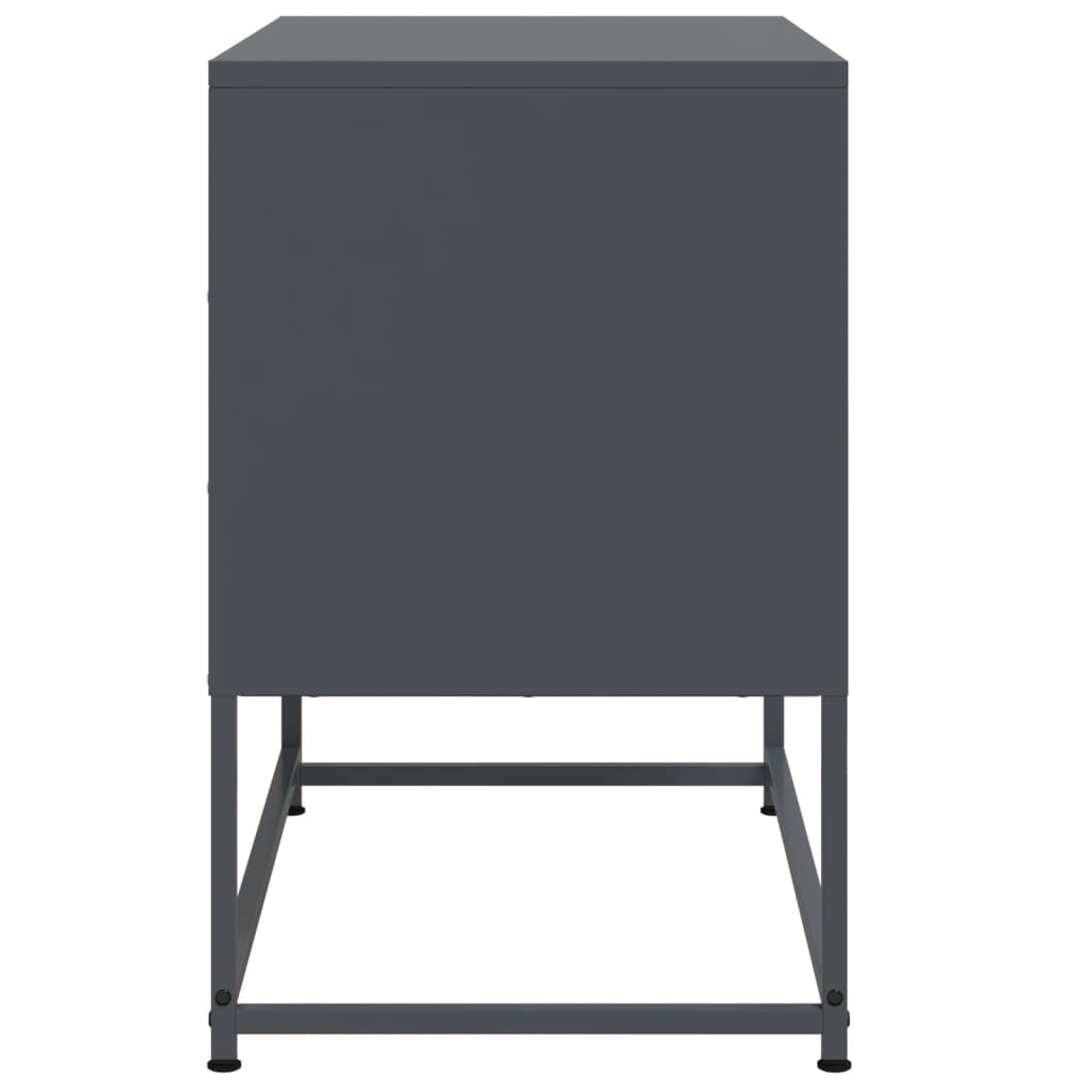 Meuble TV anthracite 68,5x39x60,5 cm acier Meubles TV vidaXL