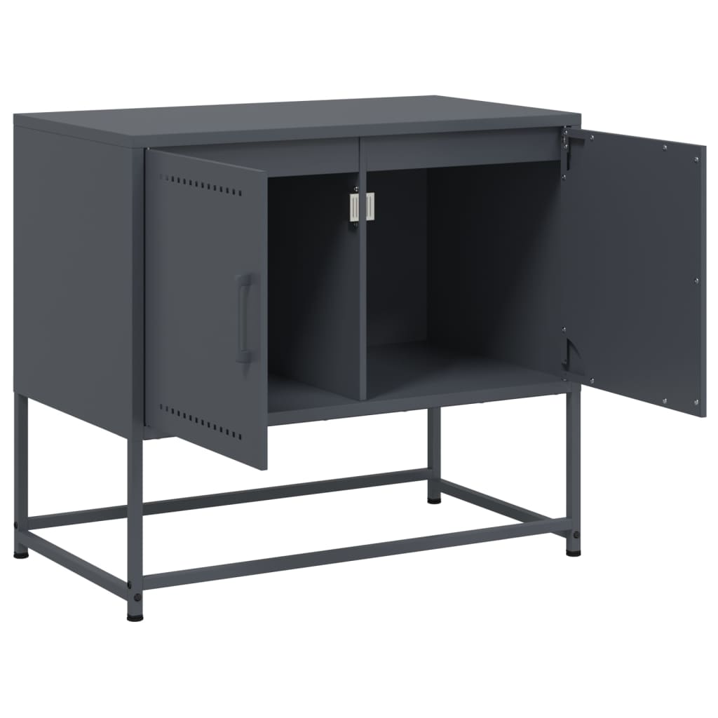 Meuble TV anthracite 68,5x39x60,5 cm acier Meubles TV vidaXL