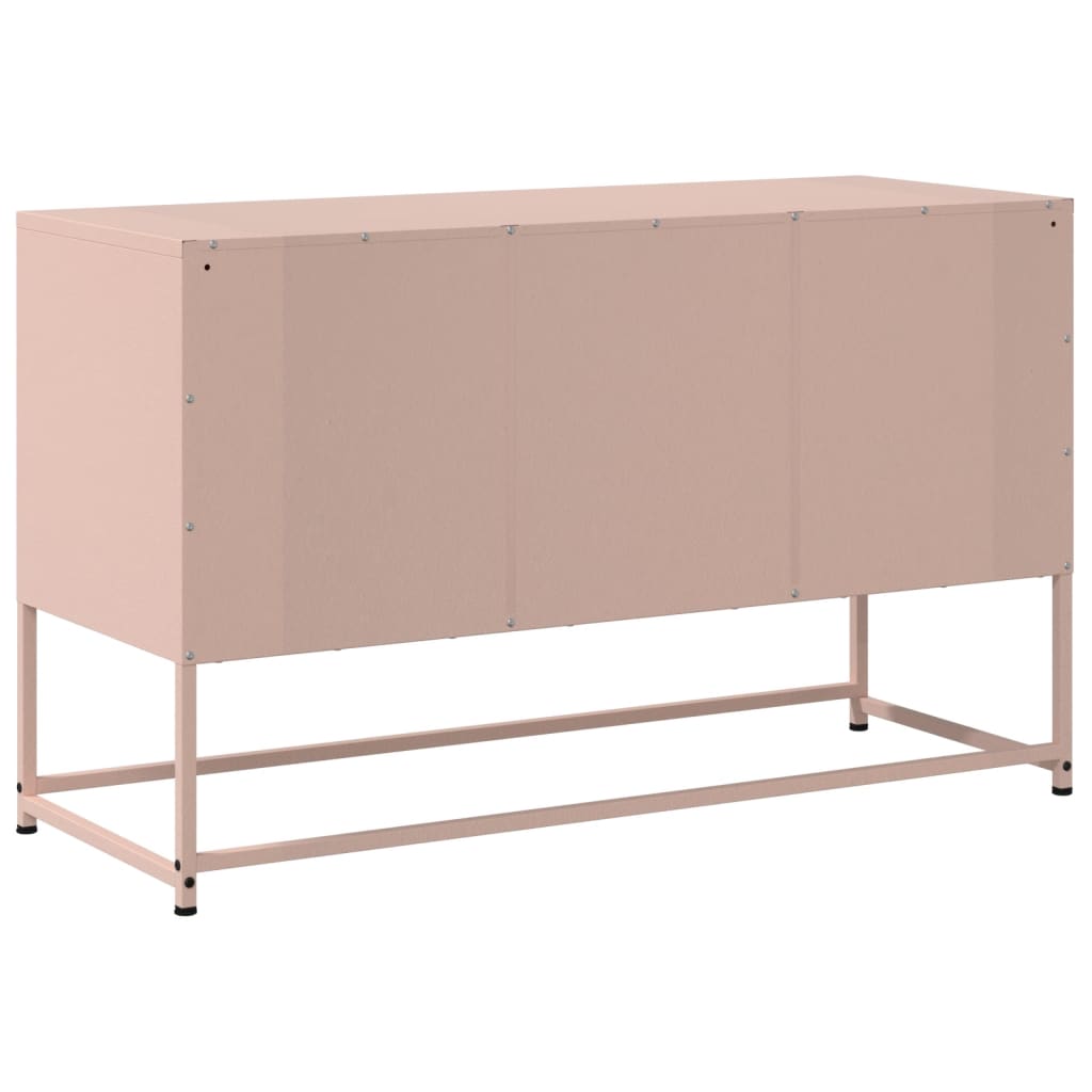 Meuble TV rose 100,5x39x60,5 cm acier - XIOS