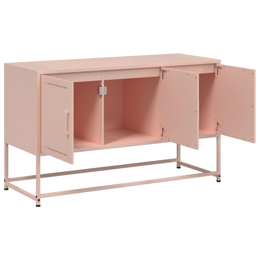 Meuble TV rose 100,5x39x60,5 cm acier - XIOS