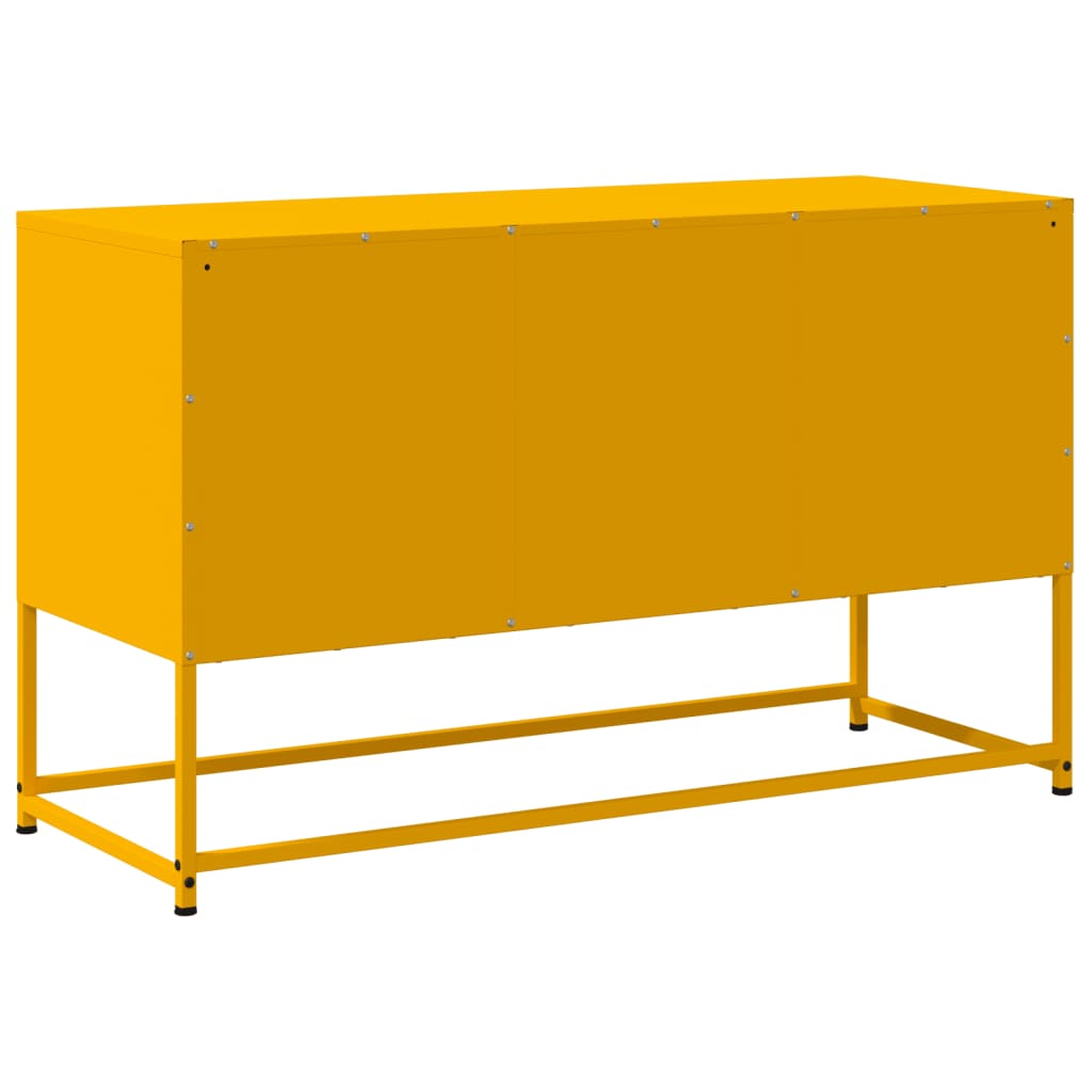 Meuble TV jaune moutarde 100,5x39x60,5 cm acier - XIOS