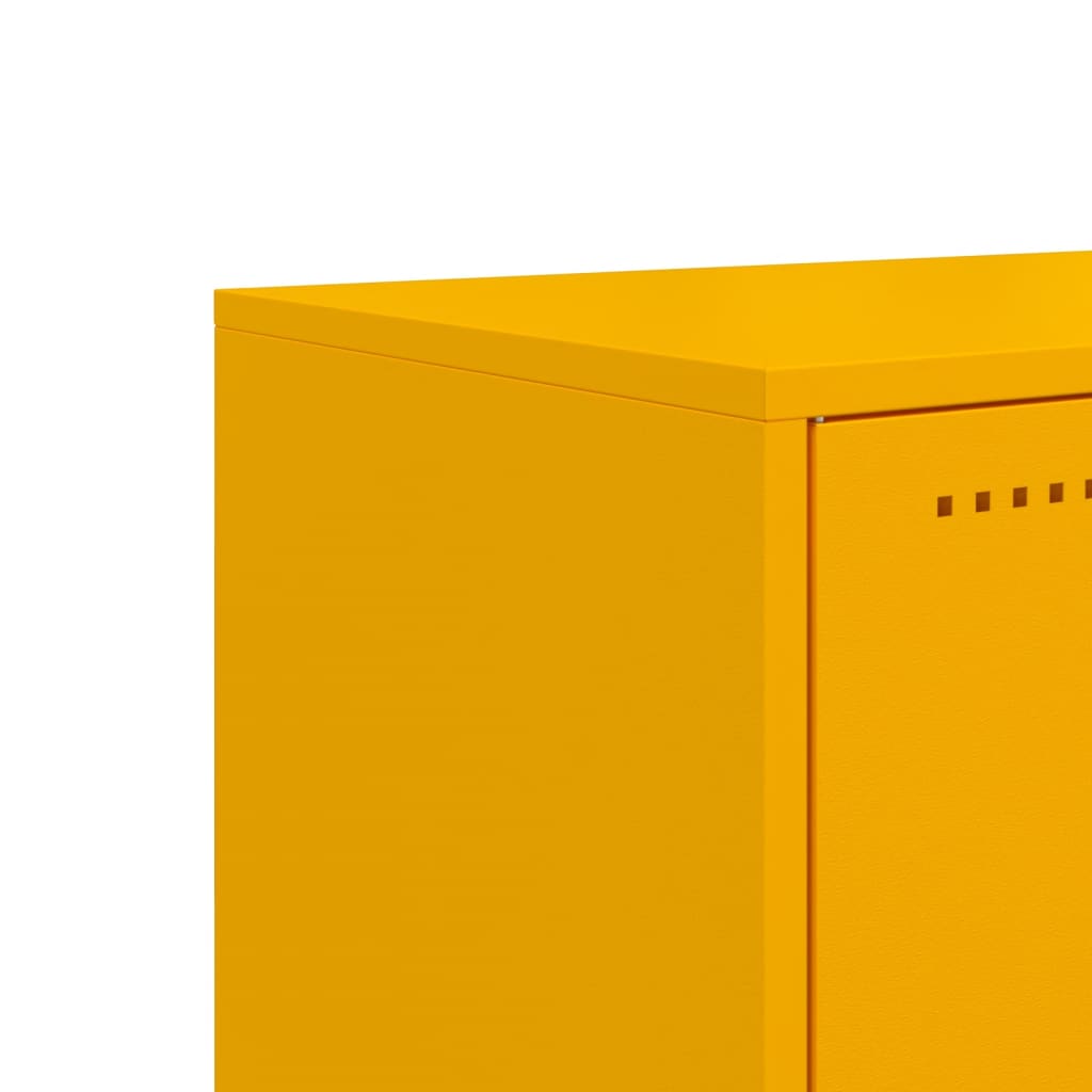 Meuble TV jaune moutarde 100,5x39x60,5 cm acier - XIOS