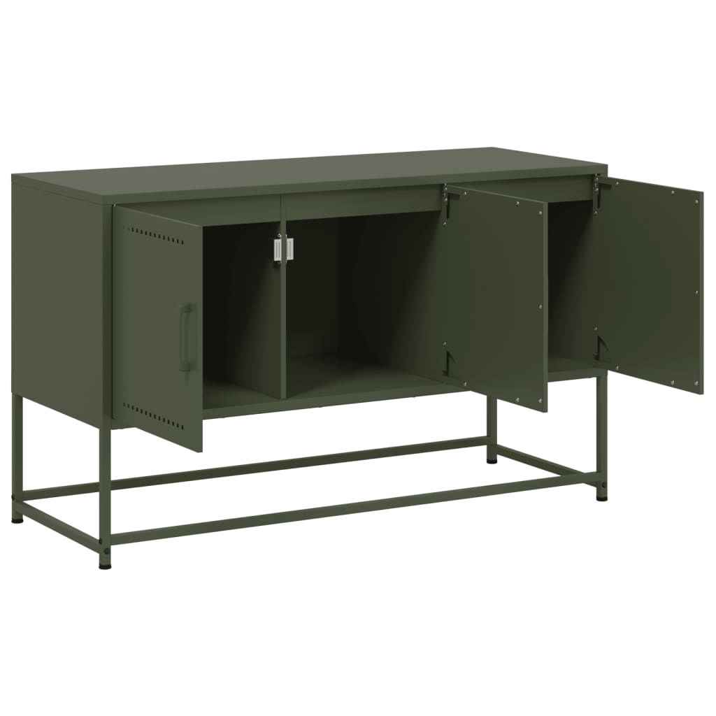 Meuble TV vert olive 100,5x39x60,5 cm acier - XIOS
