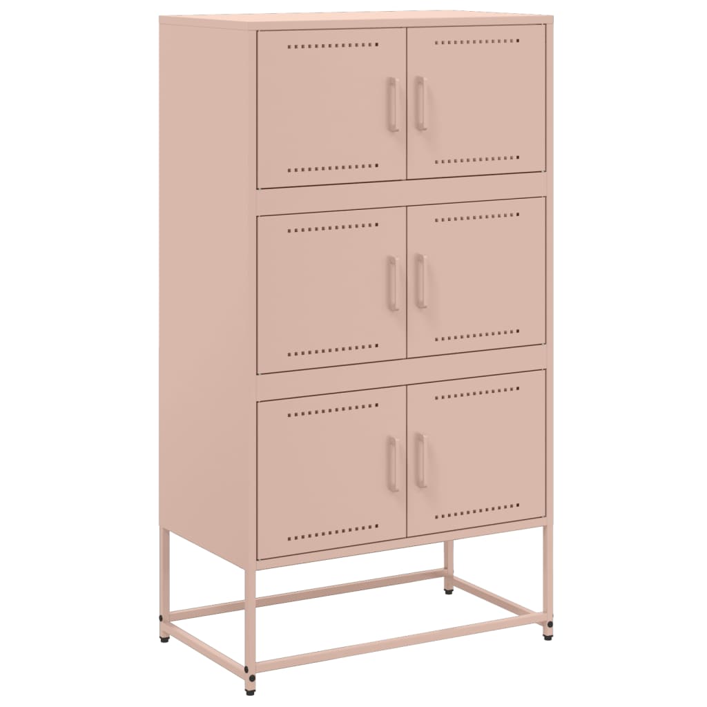 Buffet rose 68,5x38,5x123,5 cm acier - XIOS