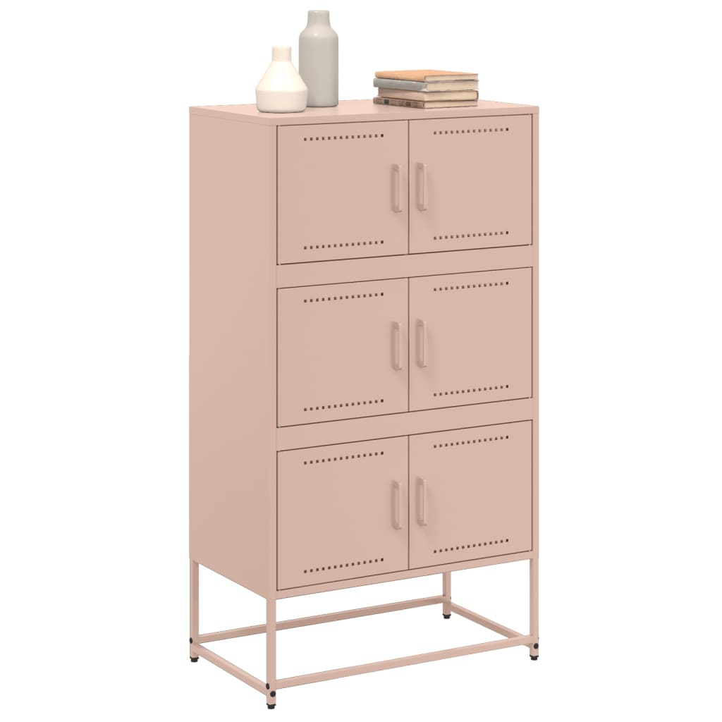 Buffet rose 68,5x38,5x123,5 cm acier - XIOS
