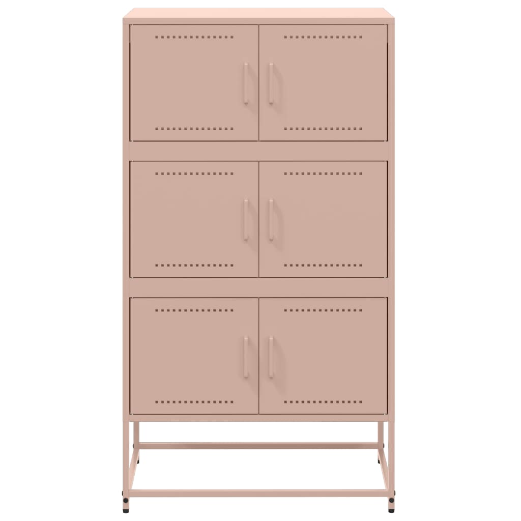 Buffet rose 68,5x38,5x123,5 cm acier - XIOS