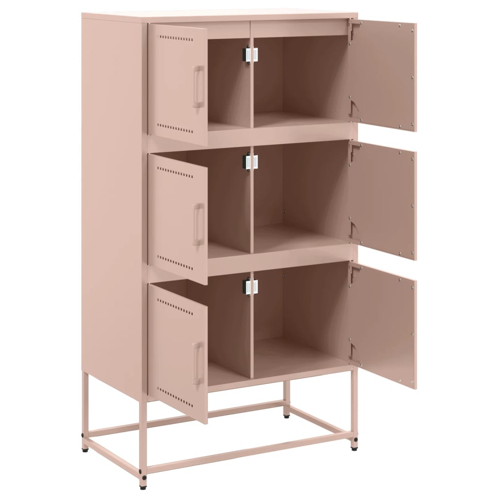 Buffet rose 68,5x38,5x123,5 cm acier - XIOS