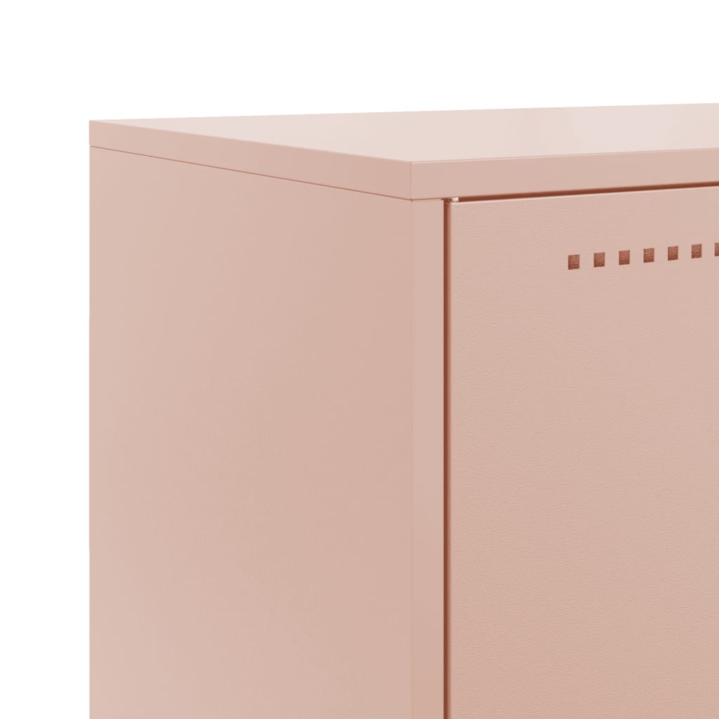 Buffet rose 68,5x38,5x123,5 cm acier - XIOS
