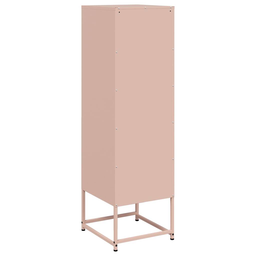 Buffet haut rose 36x39x123 cm acier - XIOS