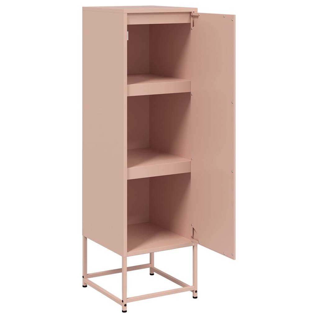 Buffet haut rose 36x39x123 cm acier - XIOS