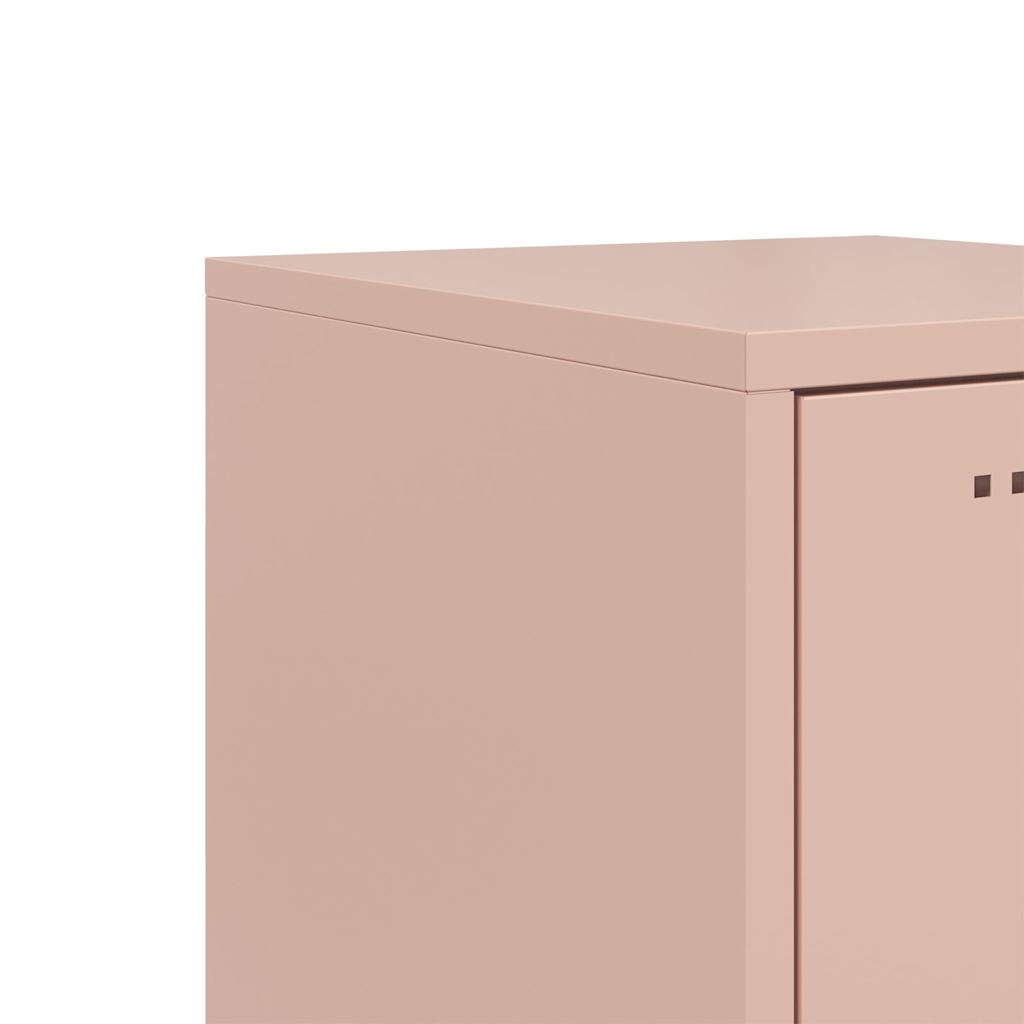 Buffet haut rose 36x39x123 cm acier - XIOS