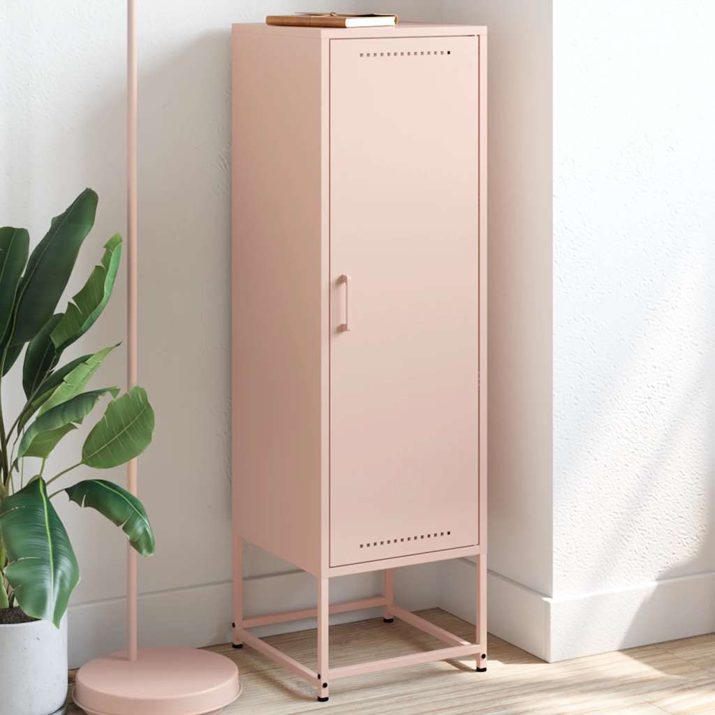 Buffet haut rose 36x39x123 cm acier - XIOS