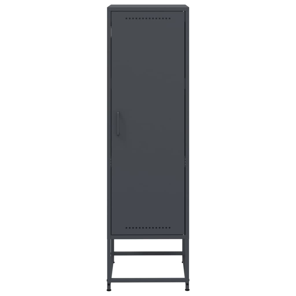 Buffet haut anthracite 36x39x123 cm acier - XIOS
