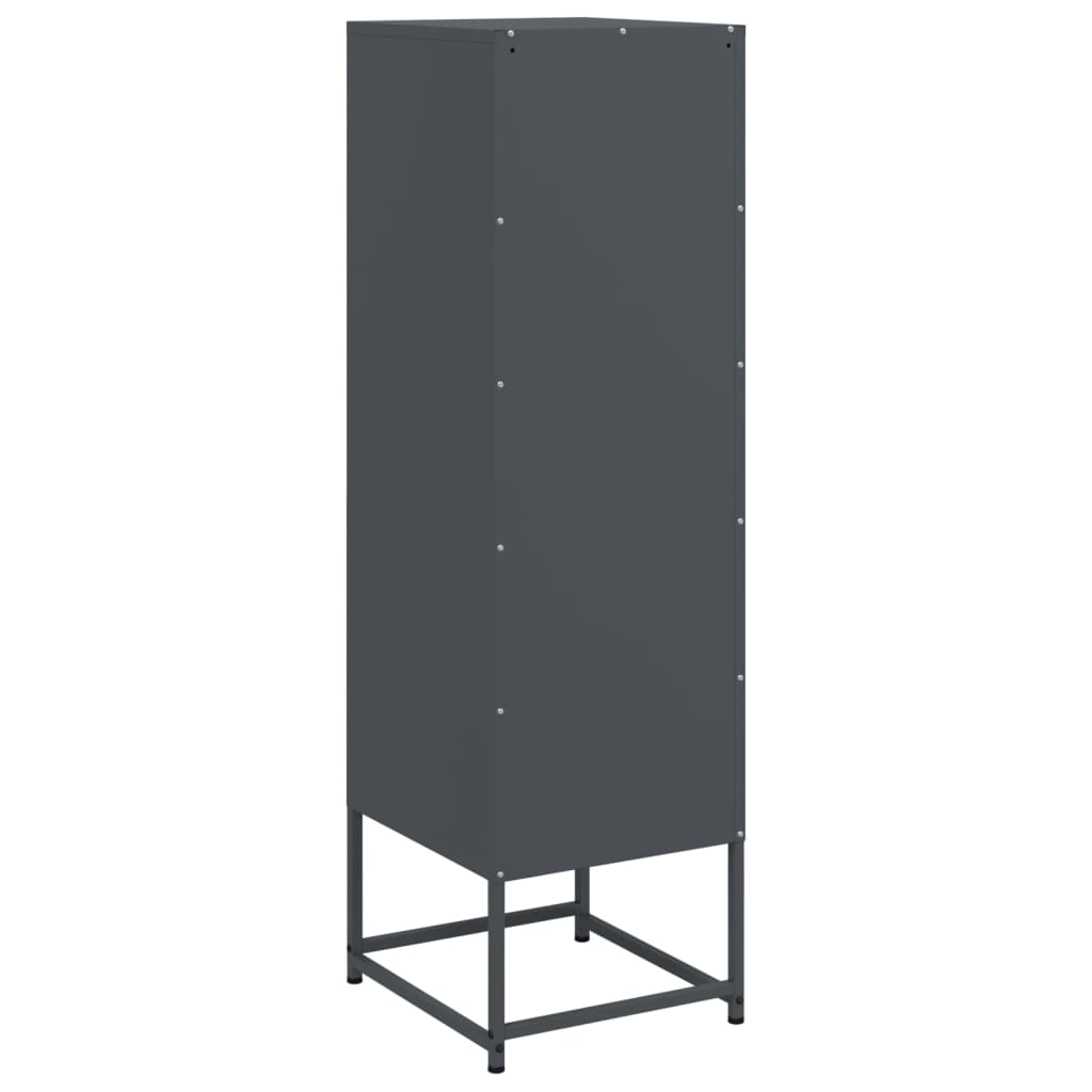 Buffet haut anthracite 36x39x123 cm acier - XIOS