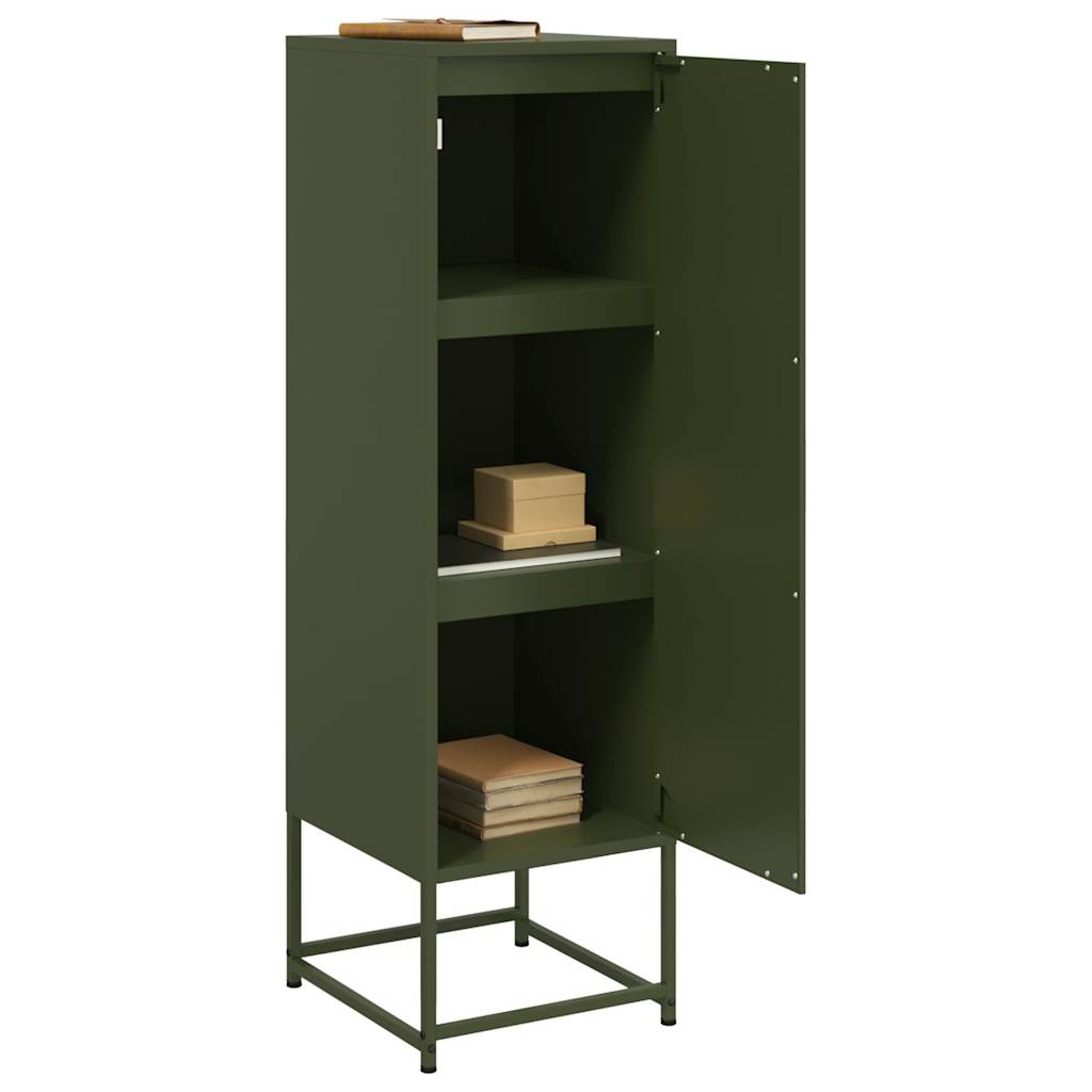 Buffet vert olive 36x39x123 cm acier - XIOS