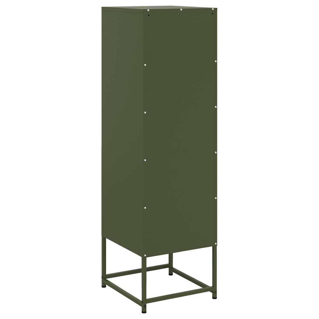 Buffet vert olive 36x39x123 cm acier - XIOS