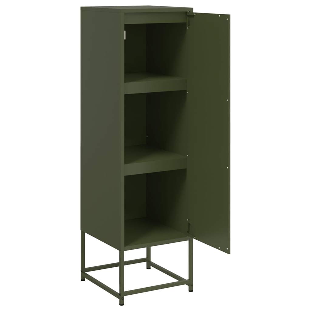 Buffet vert olive 36x39x123 cm acier - XIOS