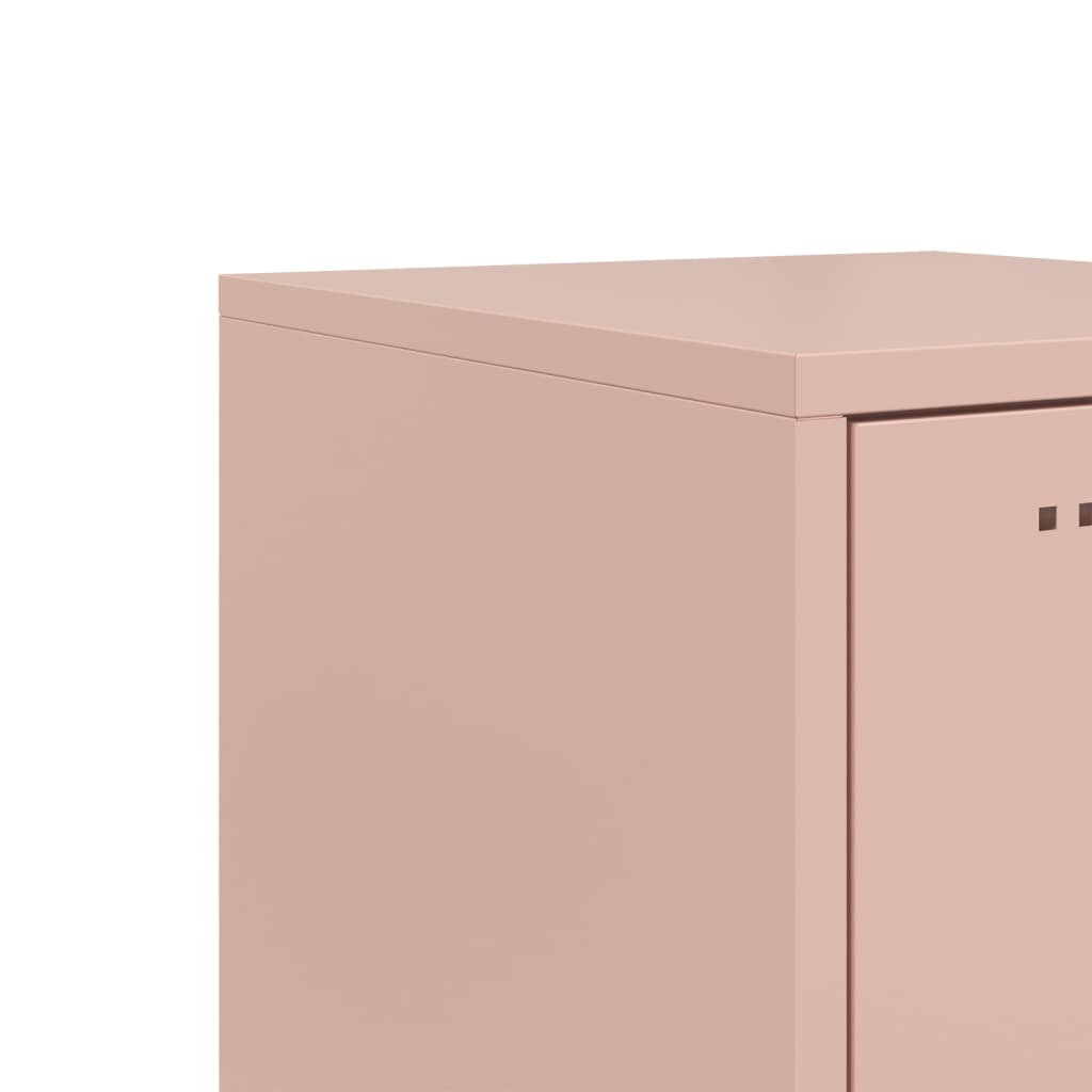 Buffet haut rose 36x39x107 cm acier - XIOS