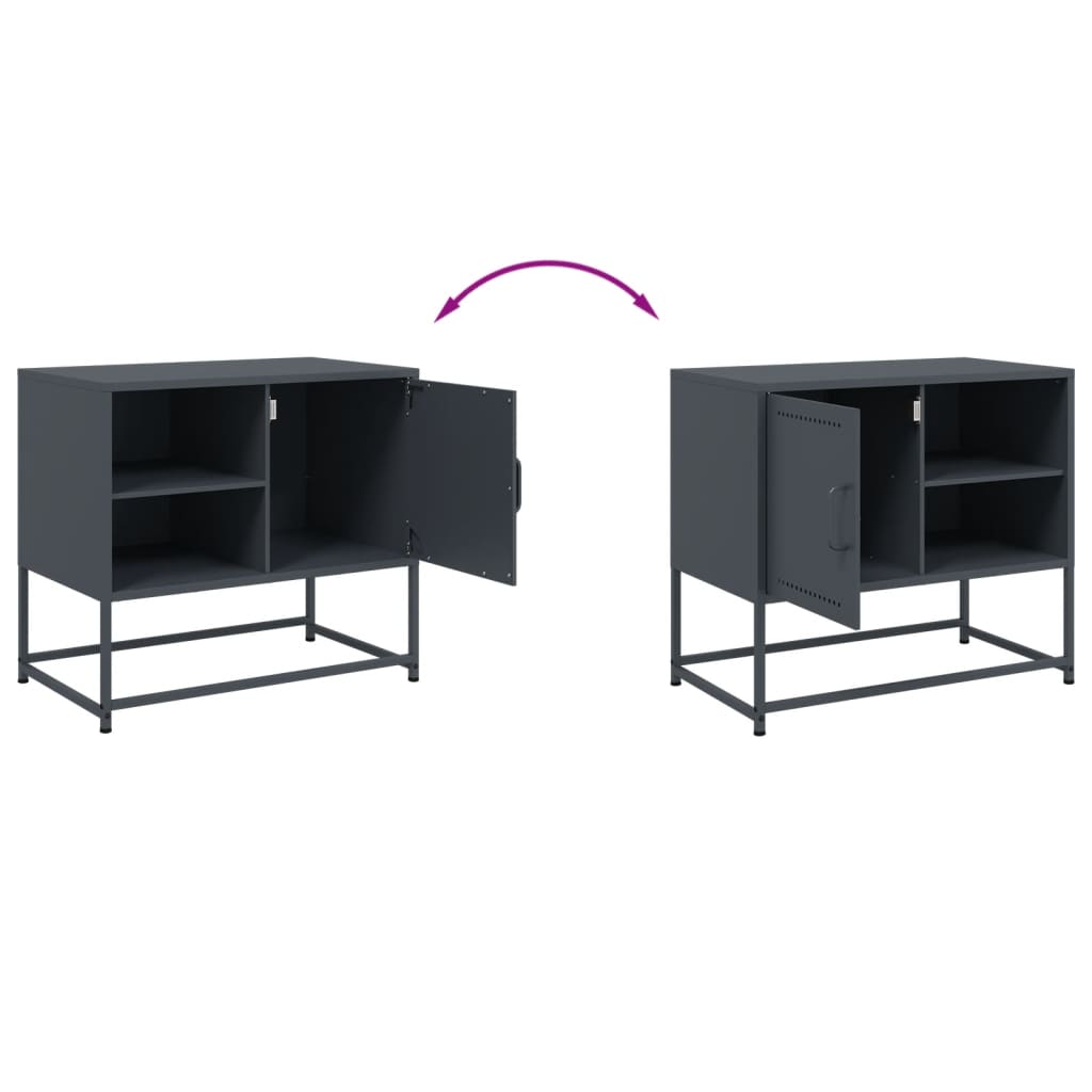 Meuble TV rose 100,5x39x60,5 cm acier - XIOS