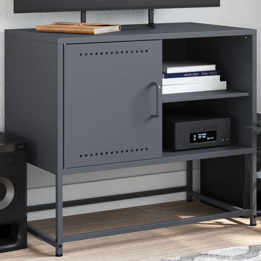 Meuble TV rose 100,5x39x60,5 cm acier - XIOS