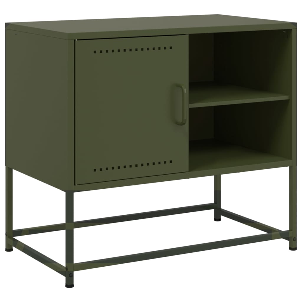 Meuble TV jaune moutarde 100,5x39x60,5 cm acier - XIOS