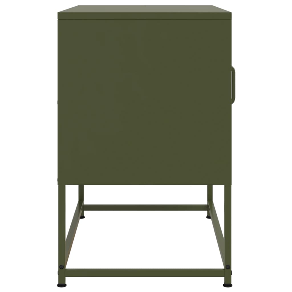 Meuble TV jaune moutarde 100,5x39x60,5 cm acier - XIOS