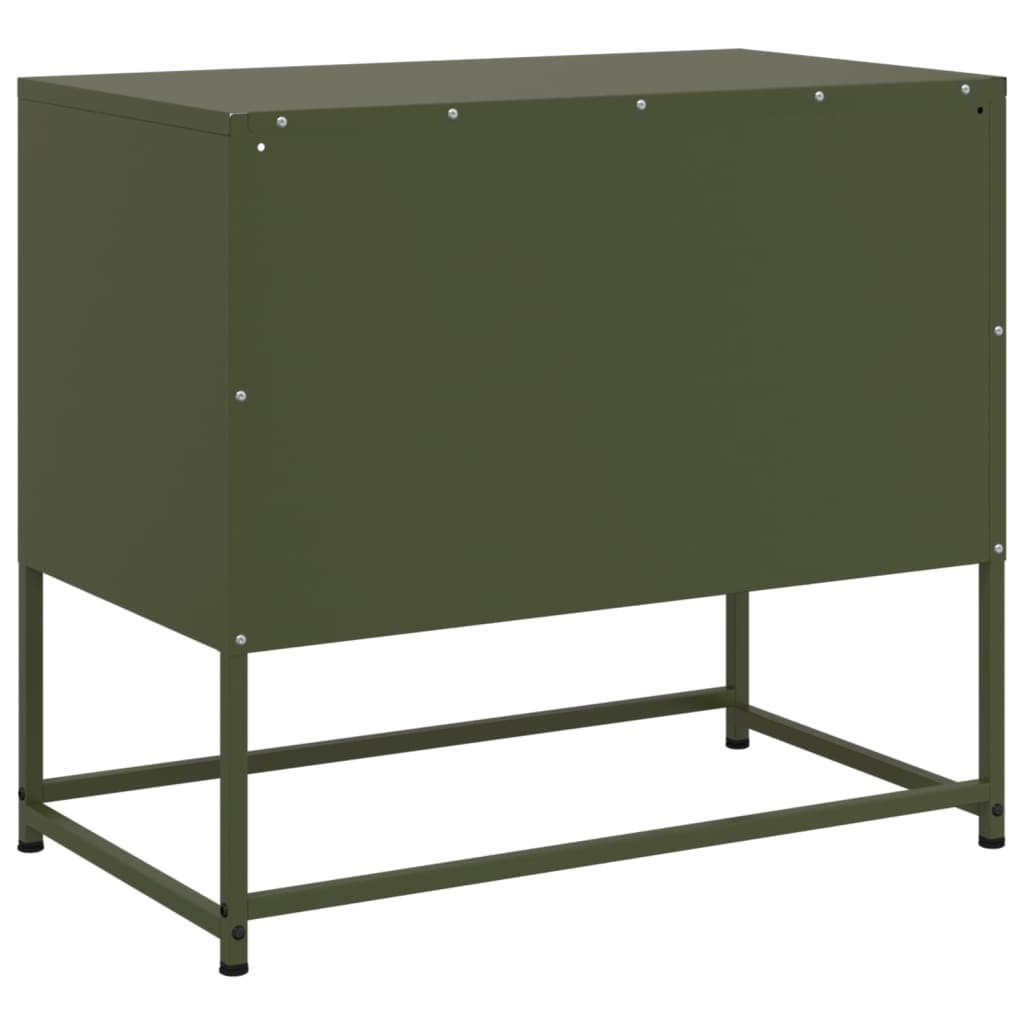 Meuble TV jaune moutarde 100,5x39x60,5 cm acier - XIOS